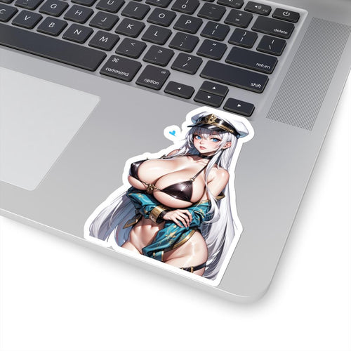 Bikini Captain Cosplay Girl Kiss-Cut Vinyl Decal Sticker